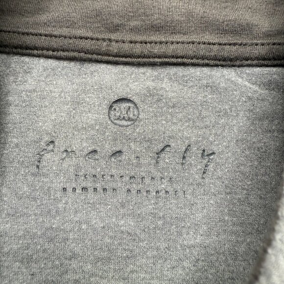 Free Fly 1/4 Zip Pullover Men 3XL Gray Performance Bamboo Long Sleeve - Picture 6 of 16